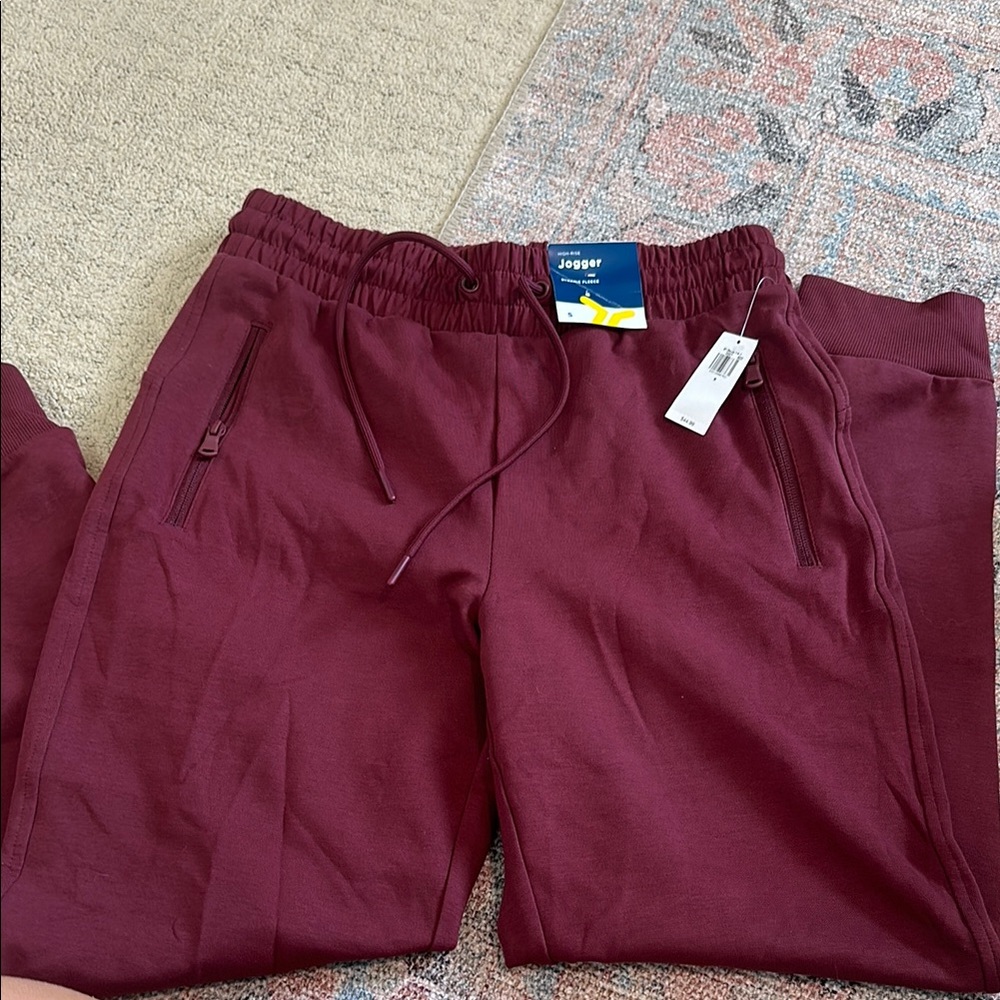 Old Navy Burgundy Jogger Pants